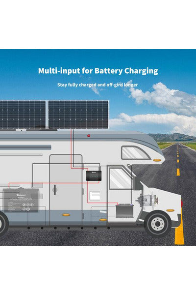 Renogy DCC30S 12V 30A Dual Input DC-DC On-Board Battery Charger with MPPT