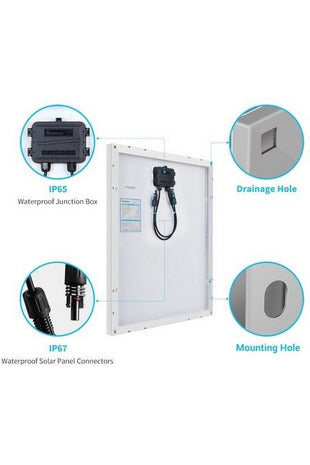 Image of Renogy 12V Monocrystalline Solar Panel