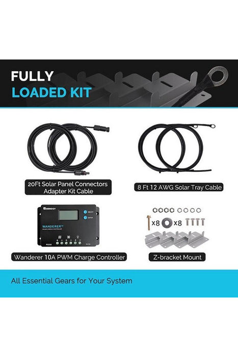 Renogy 50W 12V Monocrystalline Solar Starter Kit