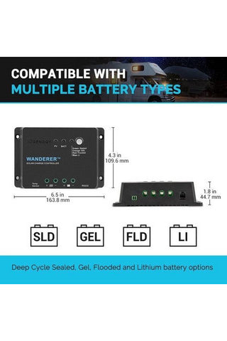 Image of Renogy Wanderer 30A PWM Charge Controller