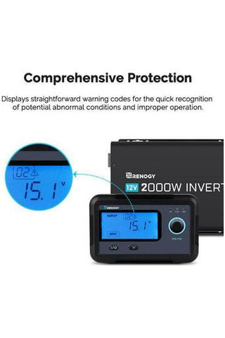 Image of Renogy Monitoring Screen for PGH Inverter Series