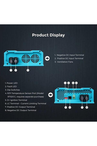 Image of Renogy 12V 40A DC to DC On-Board Battery Charger