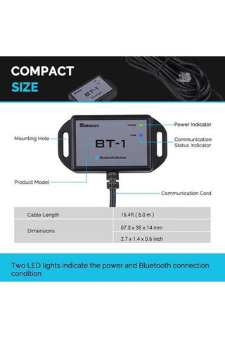 Image of Renogy BT-1 Bluetooth Module (New Version)