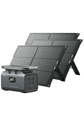 Image of Growatt Infinity 1500 Power station with 100W Solar Panel Combo Kit