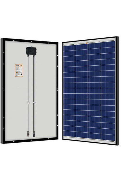 Rich Solar Mega 100 Watt Poly Solar Panel Black Frame - Renewable Outdoors