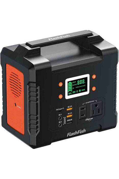 Générateur électrique Portable FlashFish 300W + Panneau Solaire 100W - Batterie LiFePO4 179.2Wh - Charge Rapide, EPS | Pour Camping, Urgences - 5