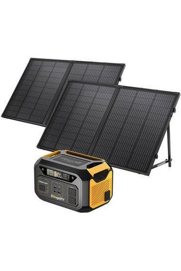 BougeRV 286Wh Flash300 with 130W Solar Panel Kit