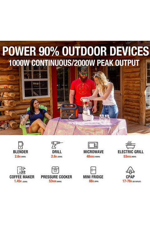 Jackery Explorer 1000 Portable Power Station - Renewable Outdoors