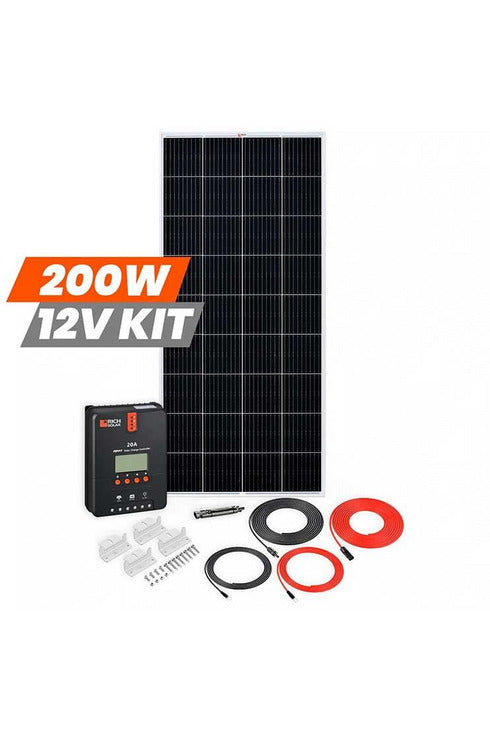 Rich Solar 200 Watt Solar Kit - Renewable Outdoors