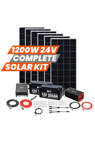Image of Rich Solar 1200 Watt Complete Solar Kit - Renewable Outdoors