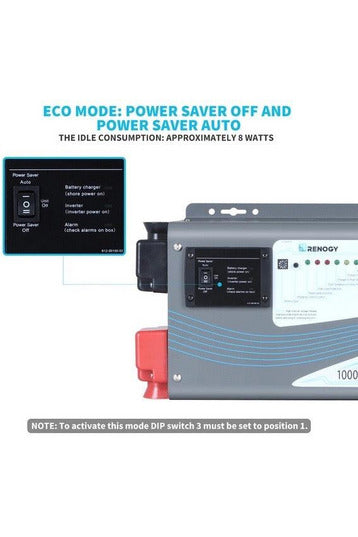 Renogy 1000W Pure Sine Wave Inverter Charger