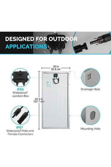 Renogy 400W 12V Solar Starter Kit with 40A MPPT Charge Controller