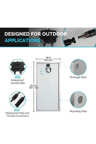 Image of Renogy 200W 12V Solar Starter Kit With MPPT Charge Controller