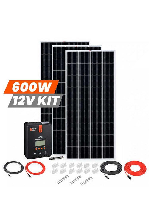 Rich Solar 600 Watt Solar Kit - Renewable Outdoors