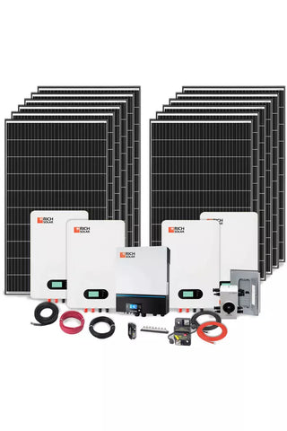 Image of Rich Solar 4000W 48V 120VAC Solar Cabin Kit