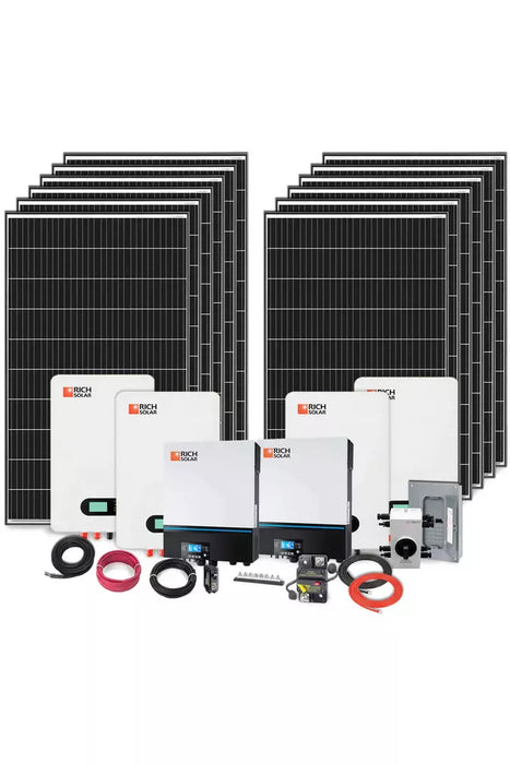 Rich Solar 4000W 48V 240VAC Solar Cabin Kit