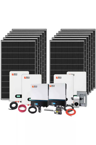Image of Rich Solar 4000W 48V 240VAC Solar Cabin Kit