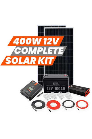 Rich Solar 400 Watt Complete Solar Kit - Renewable Outdoors