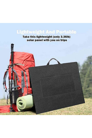 Image of Flashfish 50W 18V Foldable Solar Panel - Renewable Outdoors