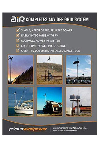 Primus Wind Power Air 40 Wind Turbine - Renewable Outdoors