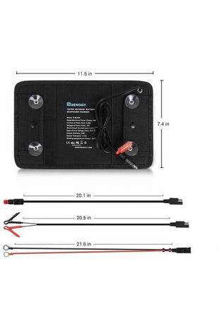 Renogy 5W Solar Battery Trickle Charger Maintainer