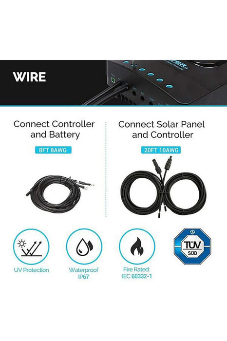 Renogy 200W 12V Solar Starter Kit With MPPT Charge Controller