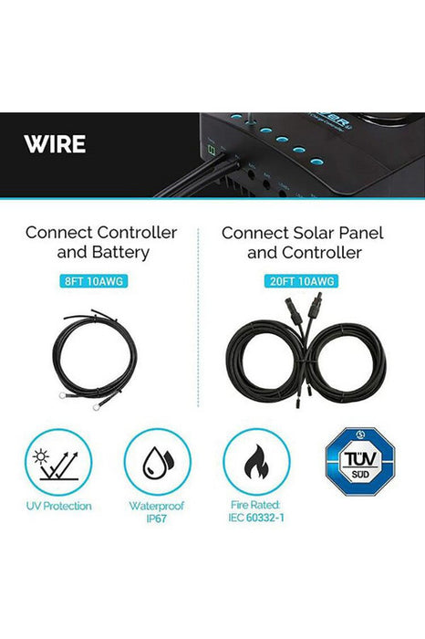 Renogy 100W 12V Solar Starter Kit with MPPT Charge Controller