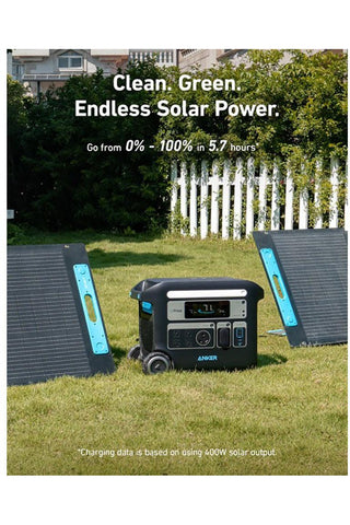 Image of Anker SOLIX F2000 (Powerhouse 767) Portable Power Station Solar Kit