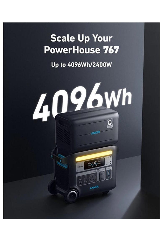 Anker SOLIX F2000 (Powerhouse 767) Portable Power Station With Expansion Battery