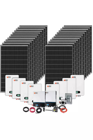 Rich Solar 8000W 48V 120/240VAC Home Solar Kit