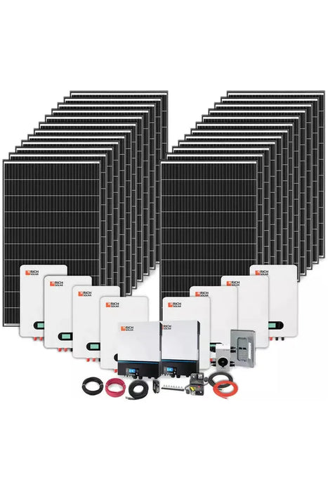 Rich Solar 8000W 48V 120/240VAC Home Solar Kit