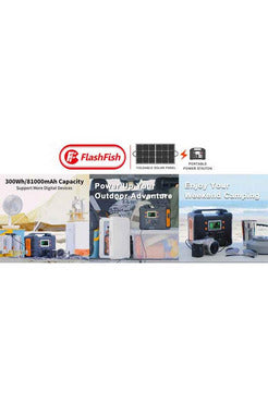 Image of Flashfish A301 320W Portable Power Station - Renewable Outdoors