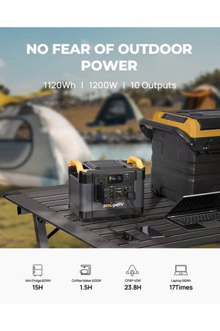 Image of BougeRV Fort 1000 LifePO4 Portable Power Station