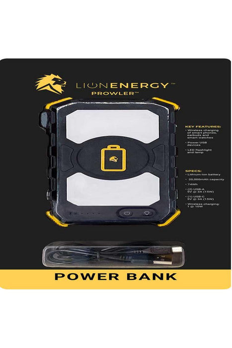 Lion Energy Prowler Portable Charger - Renewable Outdoors