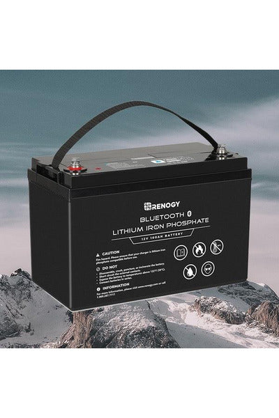 Renogy 12V 100Ah Lithium Iron Phosphate Battery with Bluetooth