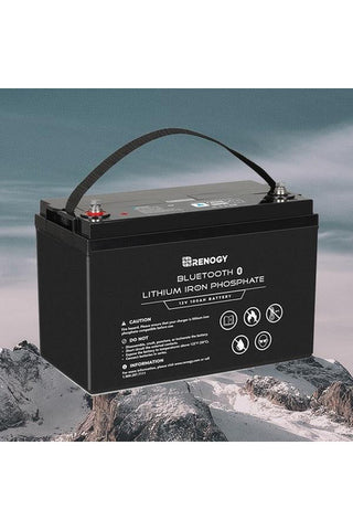 Image of Renogy 12V 100Ah Lithium Iron Phosphate Battery with Bluetooth