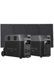 EcoFlow Delta Pro with Extra Smart Battery + 400W Solar Panel