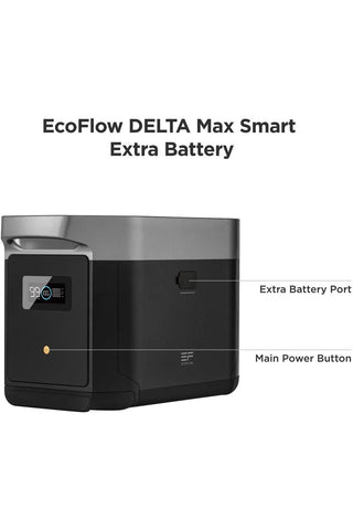 EcoFlow DELTA Max Extra Smart Battery - Renewable Outdoors