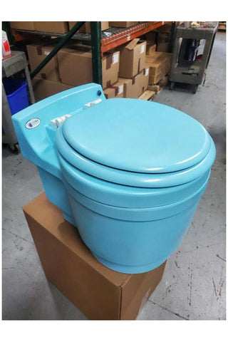 Image of Laveo Dry Flush DF1045 Portable Toilet with Battery, Cable, & Charger