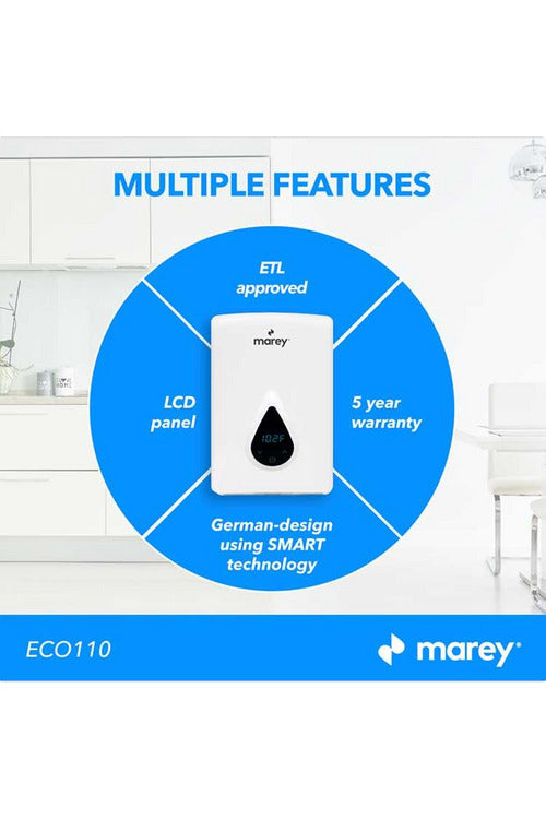 Marey ECO 110 Electric Water Heater 11kW/ 220V / ETL - Renewable Outdoors