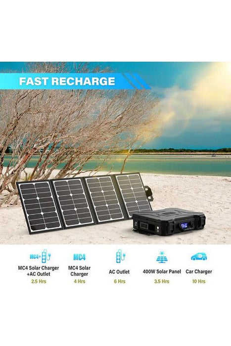 Montek X1000W Solar Generator Kit With 80W Solar Panel